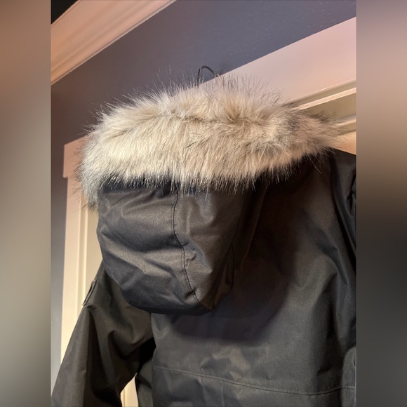 Womens XL Columbia Suttle Mountain Long Insulated Jacket Black Hood Waterproof - Picture 10 of 16